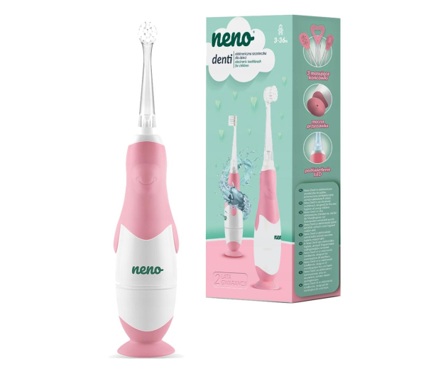 NENO DENTI PINK Elektryczna szczoteczka dziecięca (0-3y) - 1045777 - zdjęcie